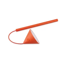Alessi Tsumiki portable table lamp, red orange