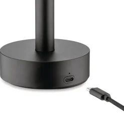 Alessi Tsumiki portable table lamp, black