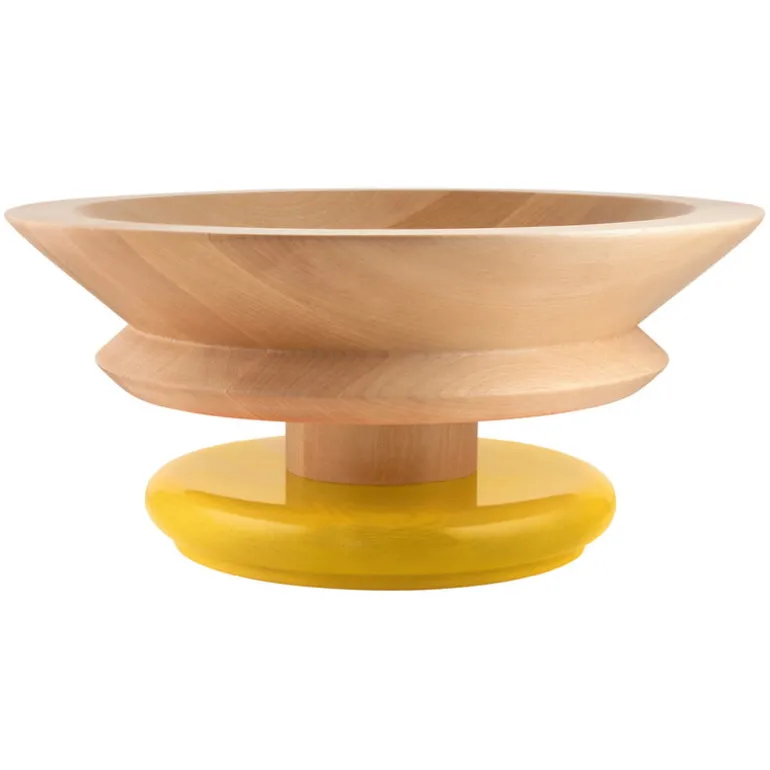Alessi Twergi ES15 centrepiece bowl, yellow