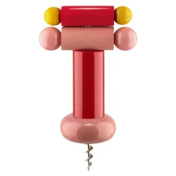 Alessi Twergi ES17 corkscrew, red - pink - yellow