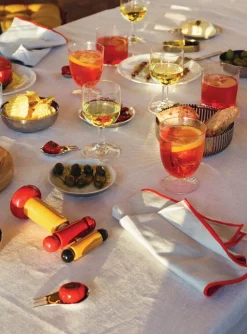 Alessi Twergi ES17 corkscrew, yellow - red - black