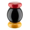 Alessi Twergi ES18 grinder, black - yellow - red