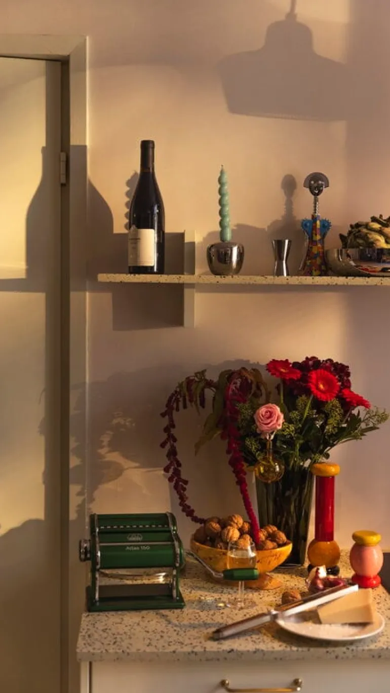 Alessi Twergi MP0210 grinder, black - red - yellow