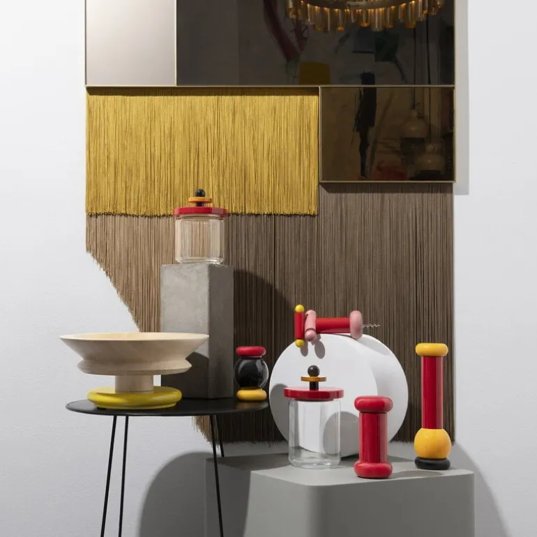 Alessi Twergi MP0210 grinder, black - red - yellow