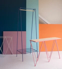 &New A clothes rail, blueberry