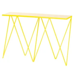 &New Giraffe console table, yellow