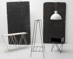 &New Giraffe console table, paper white