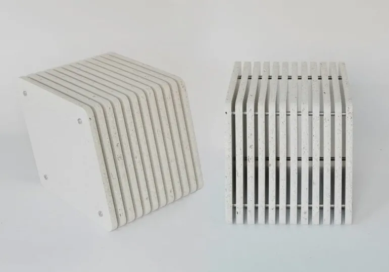 &New Jää side table, white