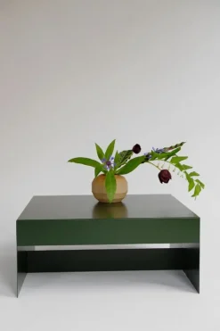 &New Single Form coffee table, deep green