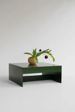&New Single Form coffee table, deep green