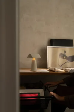 &Tradition Alima NDS1 trolley, matt black - lacquered walnut