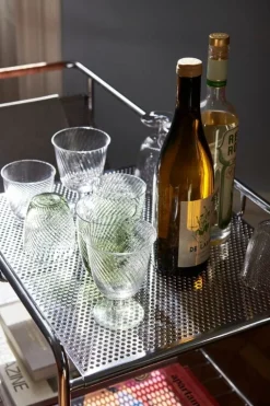 &Tradition Alima NDS1 trolley, chrome - lacquered oak