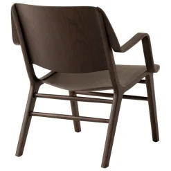&Tradition AX HM11 lounge chair with armrest, dark stained oak
