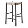 &Tradition Betty TK7 counter stool 66 cm, black - natural webbing