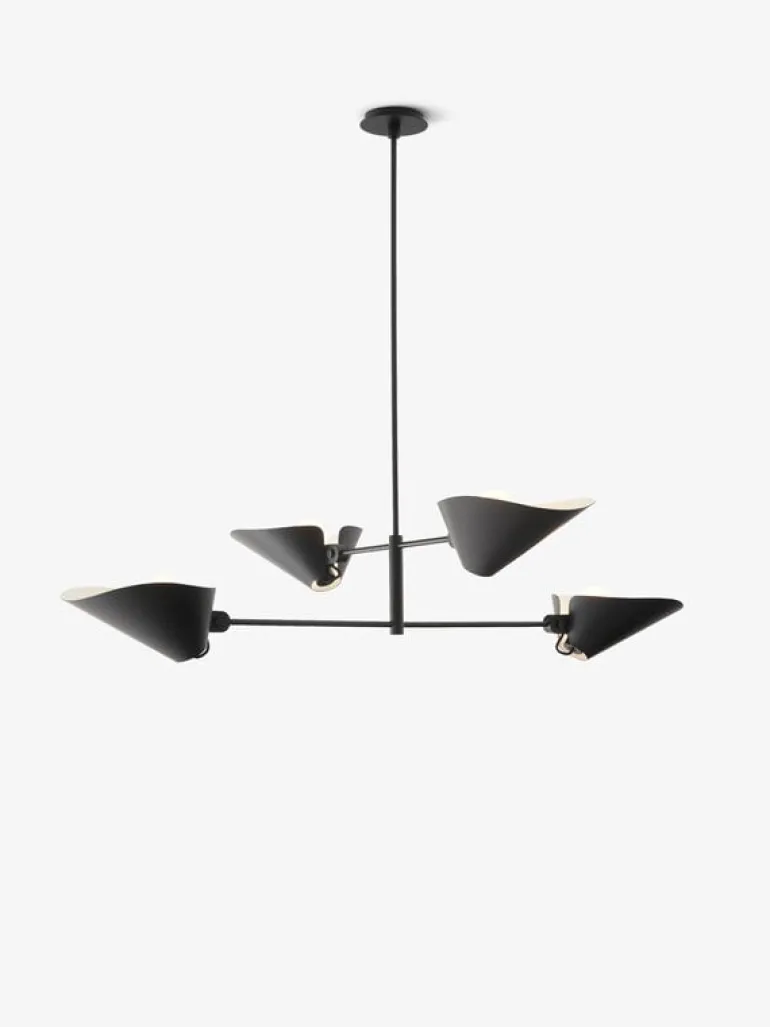 &Tradition Bonnet SC92 chandelier, black