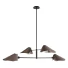 &Tradition Bonnet SC92 chandelier, bronzed - black