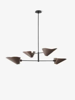 &Tradition Bonnet SC92 chandelier, bronzed - black