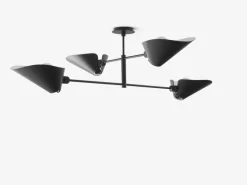 &Tradition Bonnet SC91 chandelier, black