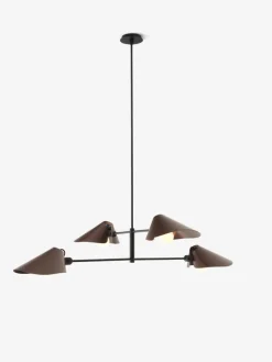 &Tradition Bonnet SC93 chandelier, bronzed - black