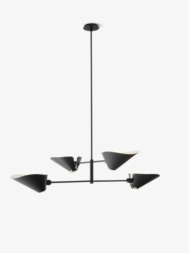 &Tradition Bonnet SC93 chandelier, black