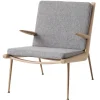 &Tradition Boomerang HM2 lounge chair, Hallingdal 130 - white oiled oak