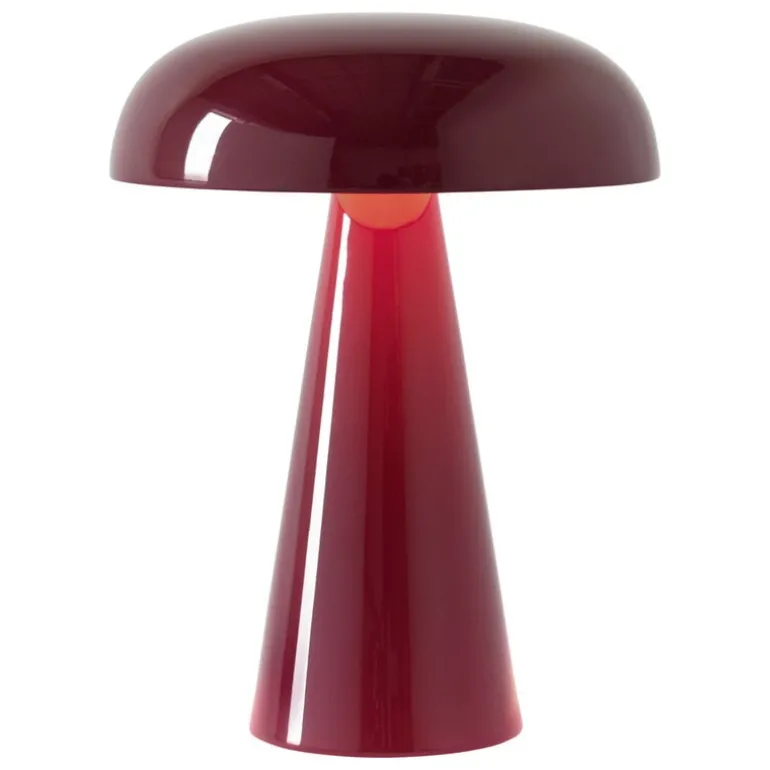 &Tradition Como SC53 portable table lamp, red brown