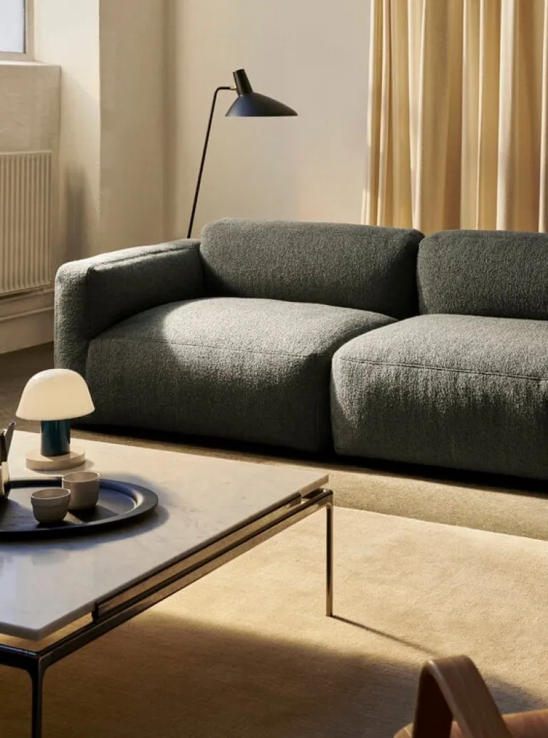 &Tradition Develius Mellow A modular sofa, green Barnum 08