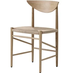 &Tradition Drawn HM3 chair, white oiled oak
