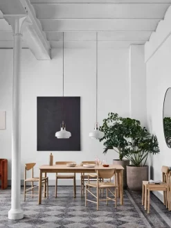 &Tradition Drawn HM3 chair, white oiled oak