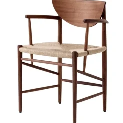 &Tradition Drawn HM4 chair, oiled walnut