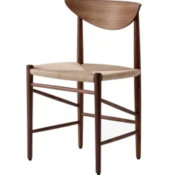 &Tradition Drawn HM3 chair, oiled walnut