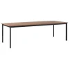 &Tradition Drip HW117 dining table, 253 x 103 cm, lacquered walnut - black