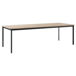 &Tradition Drip HW117 dining table, 253 x 103 cm, lacquered oak - black