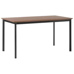 &Tradition Drip HW115 dining table, 143 x 83 cm, lacquered walnut - black