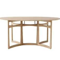 &Tradition Drop Leaf HM6 dining table, white oiled oak