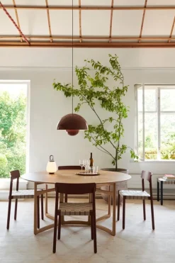 &Tradition Drop Leaf HM6 dining table, white oiled oak