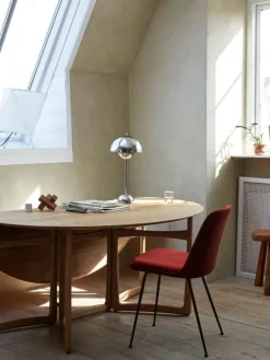 &Tradition Drop Leaf HM6 dining table, white oiled oak