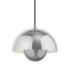 &Tradition Flowerpot VP1 pendant, chrome plated