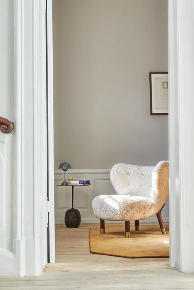 &Tradition Flowerpot VP9 portable table lamp, stone blue