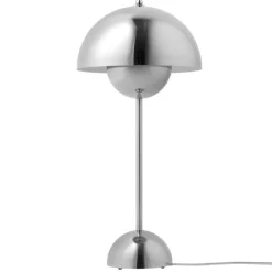 &Tradition Flowerpot VP3 table lamp, chrome plated