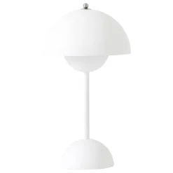 &Tradition Flowerpot VP9 portable table lamp, matt white