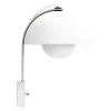 &Tradition Flowerpot VP8 wall lamp, matt white