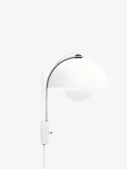 &Tradition Flowerpot VP8 wall lamp, matt white