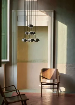 &Tradition Flowerpot VP10 pendant, chrome plated