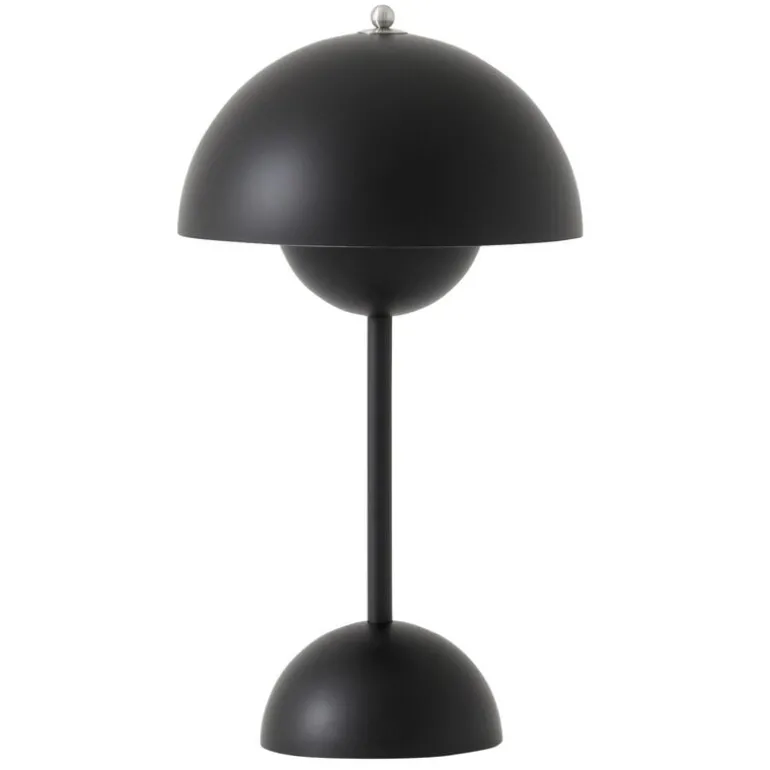 &Tradition Flowerpot VP9 portable table lamp, matt black
