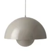 &Tradition Flowerpot VP2 pendant, grey beige