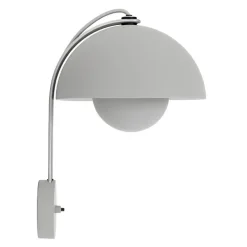 &Tradition Flowerpot VP8 wall lamp, matt light grey