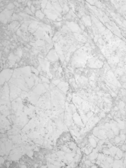 &Tradition Fly SC5 coffee table, white oiled oak - white Carrara marble