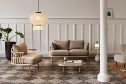 &Tradition Fly SC1 lounge chair, white oiled oak - Karakorum 003