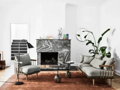 &Tradition Fly SC10 lounge chair, white oiled oak - Hot Madison 094